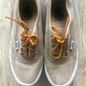 Vans Canvas Sneakers w/ Leather Laces